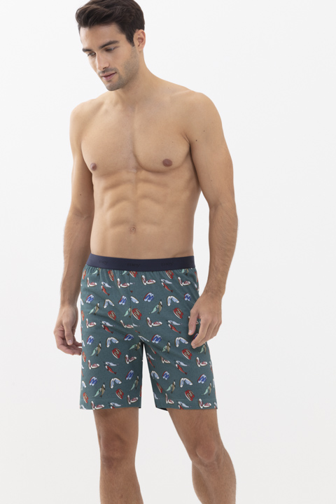 Short Pants Green Lake Serie RE:THINK COLOUR Frontansicht | mey®