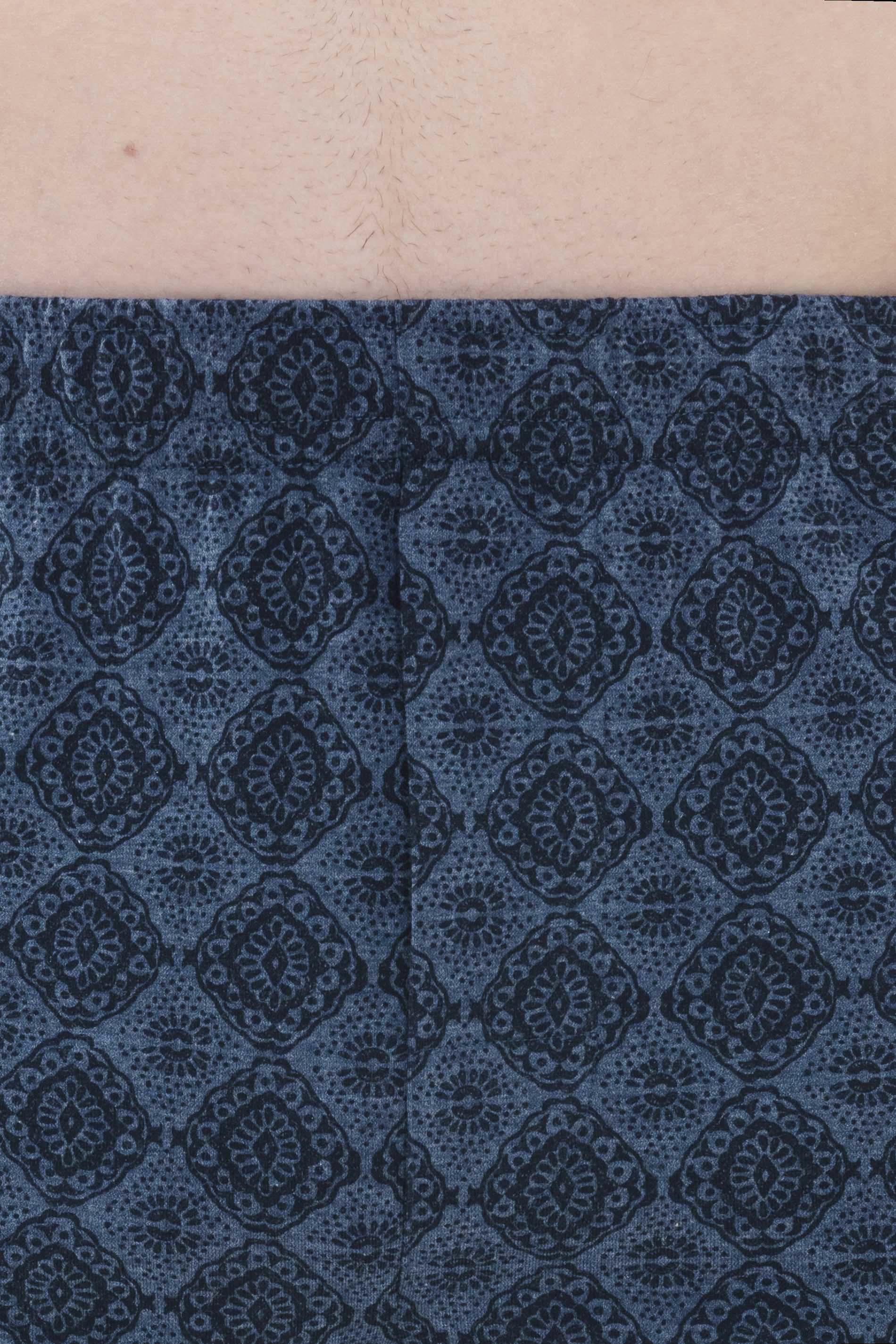 Shorts Denim Blue Serie Ikat Detail View 01 | mey®