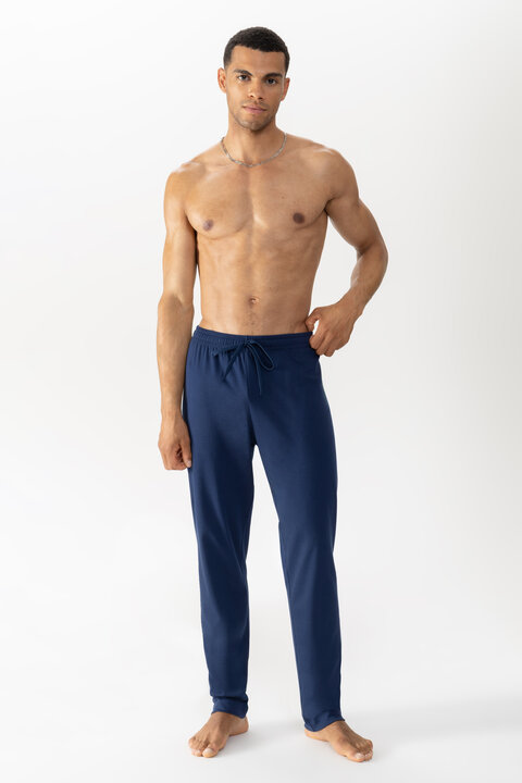 Long bottoms Serie Solid Night Front View | mey®