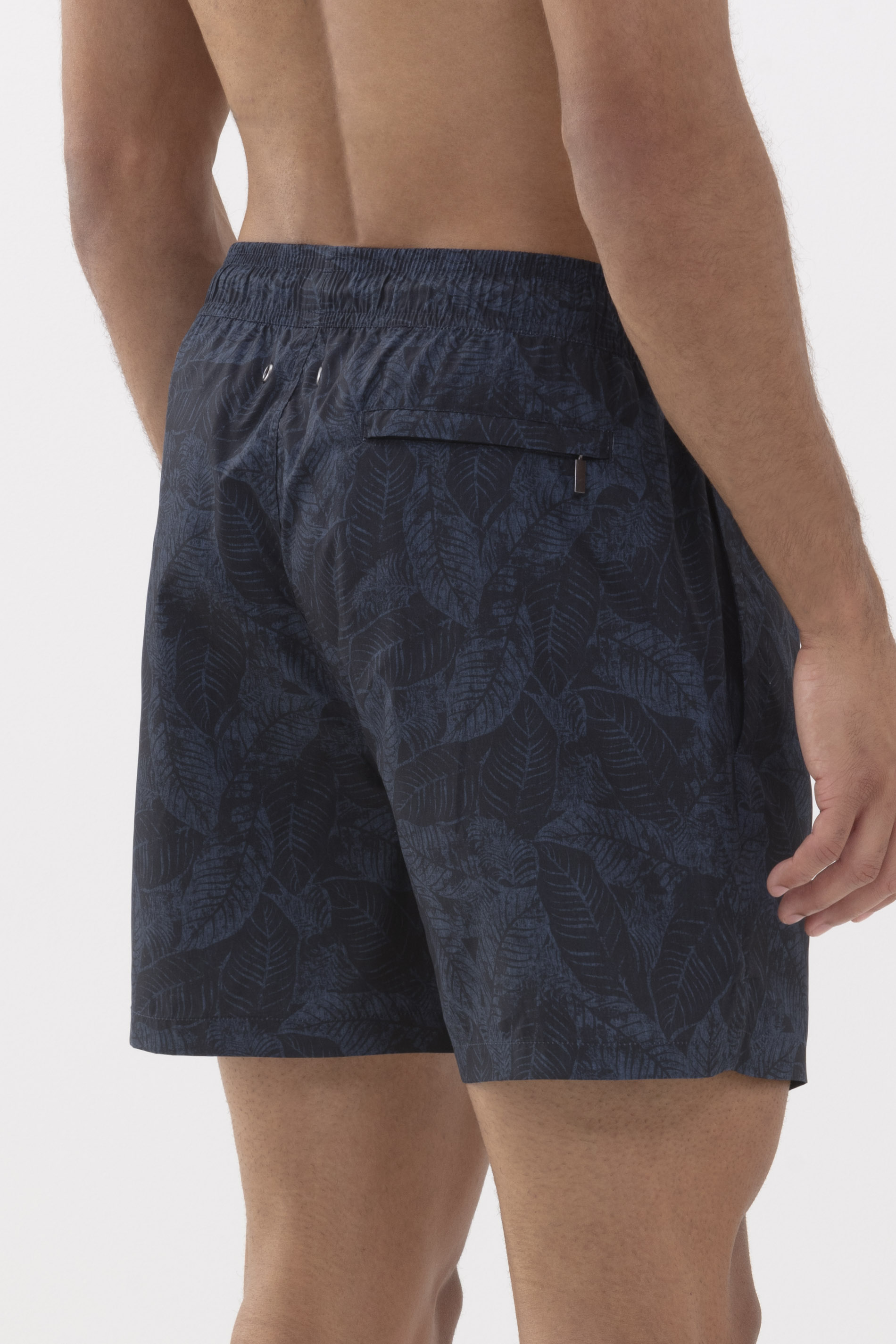 Swim shorts Yacht Blue Serie Swimwear Rear View | mey®