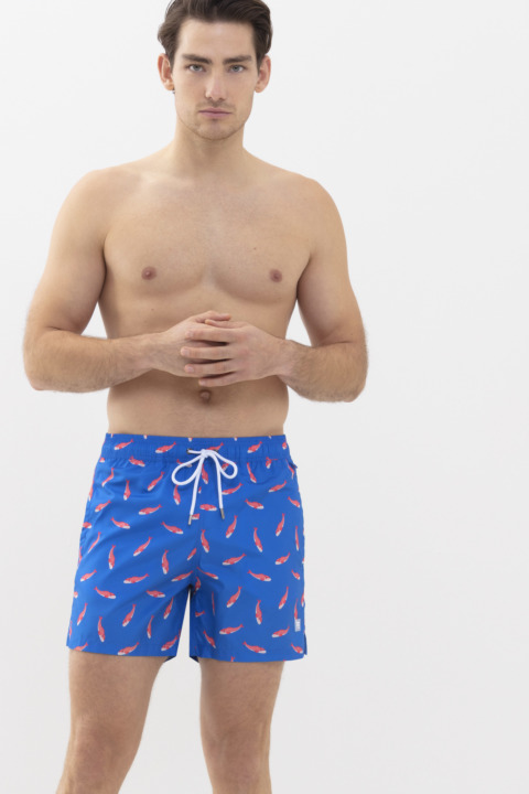 Badeshorts Malibu Blue Serie Swimwear Frontansicht | mey®
