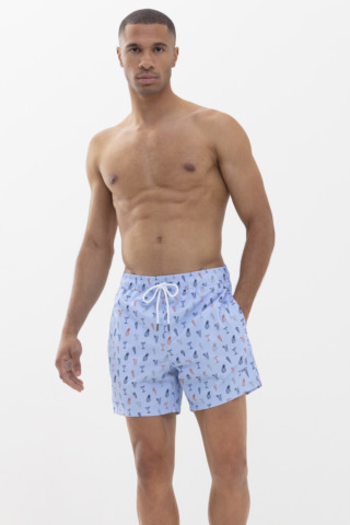 Swim shorts White Serie Swimwear Front View | mey®