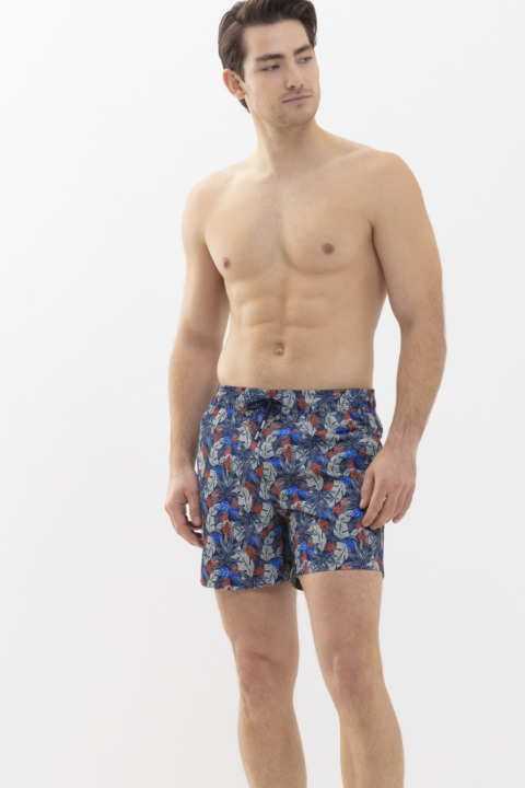 Swim shorts Sandy Beige Serie Swimwear Front View | mey®