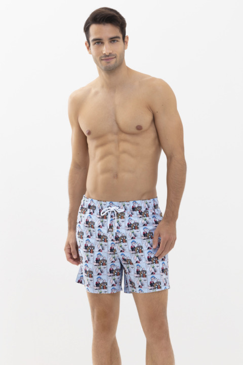 Swim shorts Multicolor Serie POPEYE©xMEY Front View | mey®