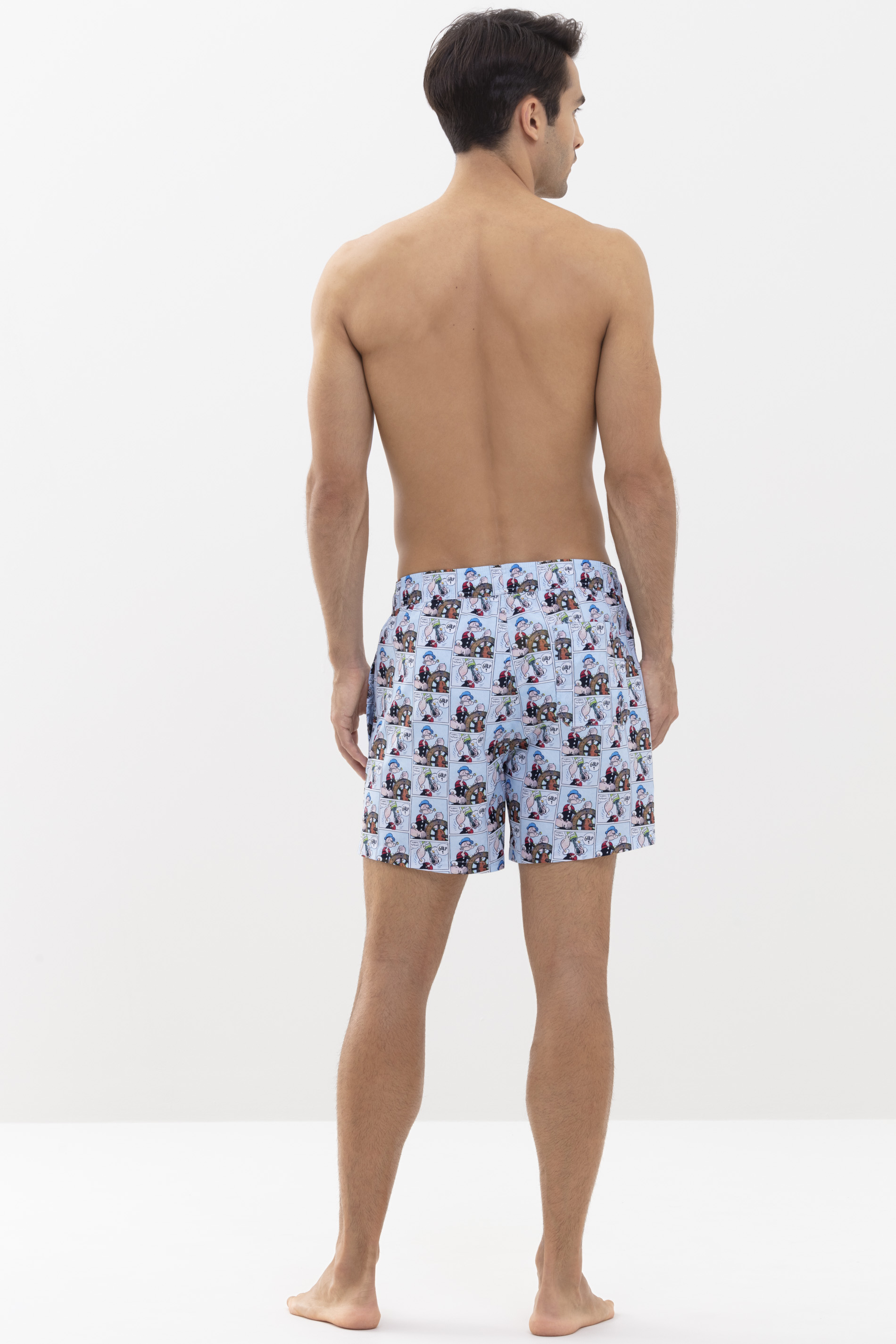 Swim shorts Multicolor Serie POPEYE©xMEY Rear View | mey®