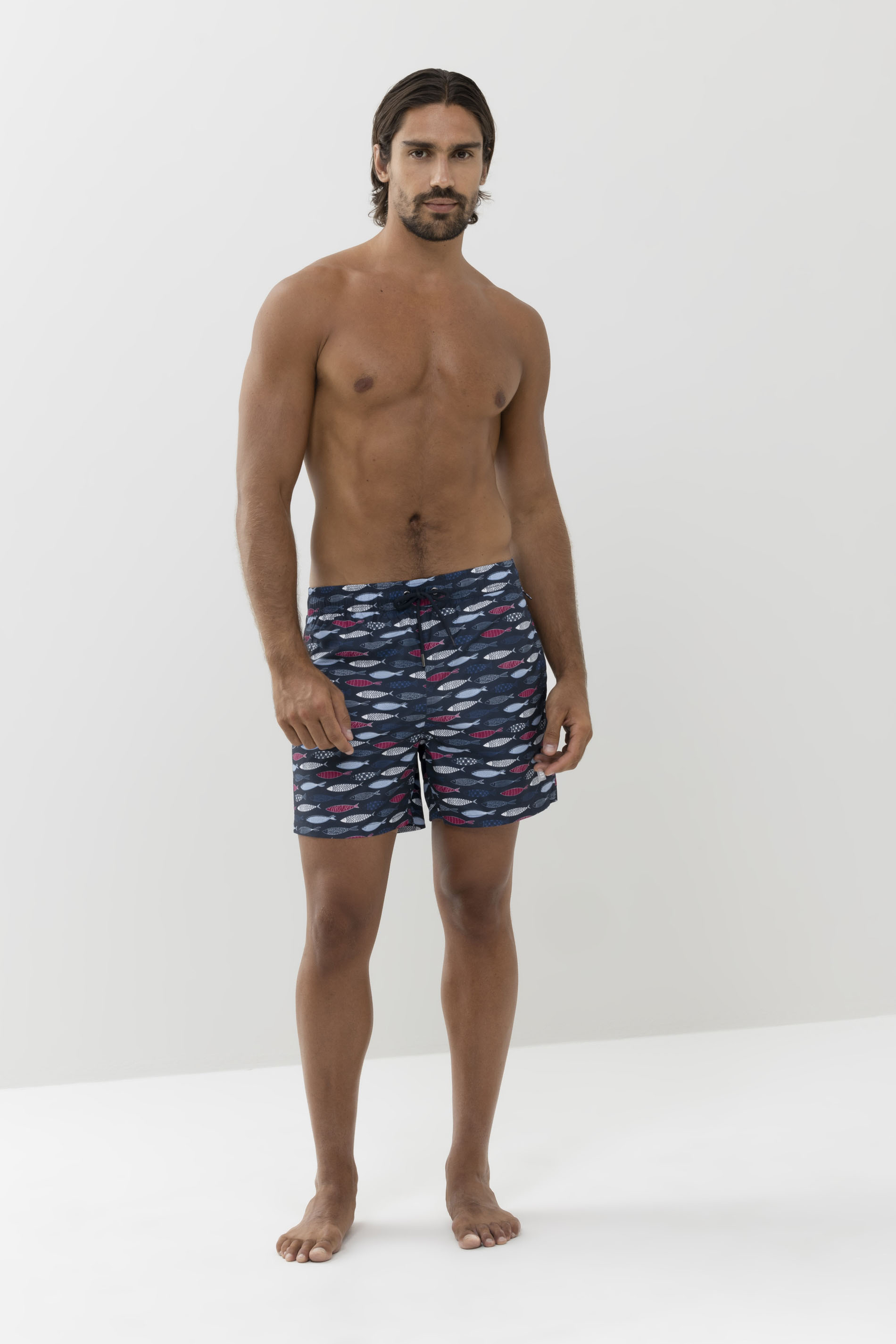 Swim shorts Serie Fish Front View | mey®