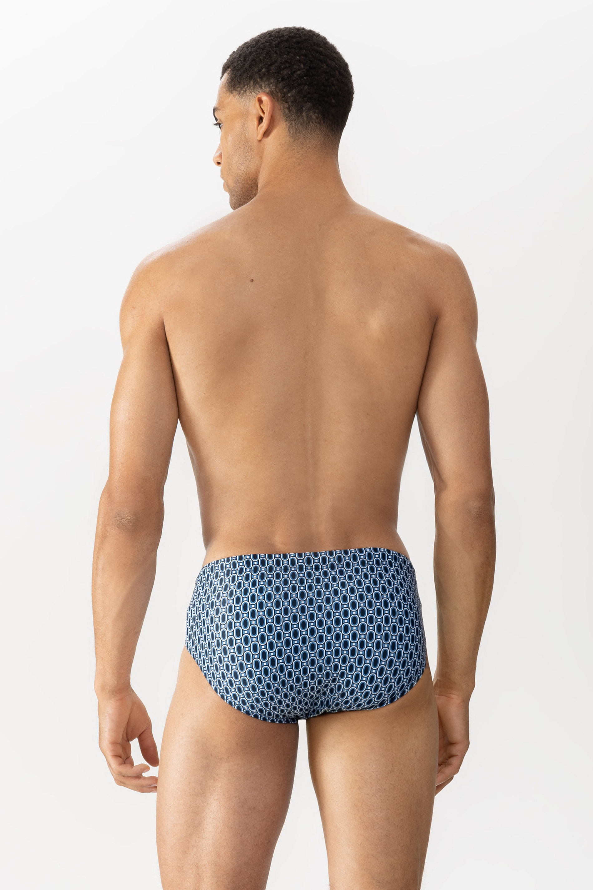Swim shorts Serie Retro Linked Rear View | mey®