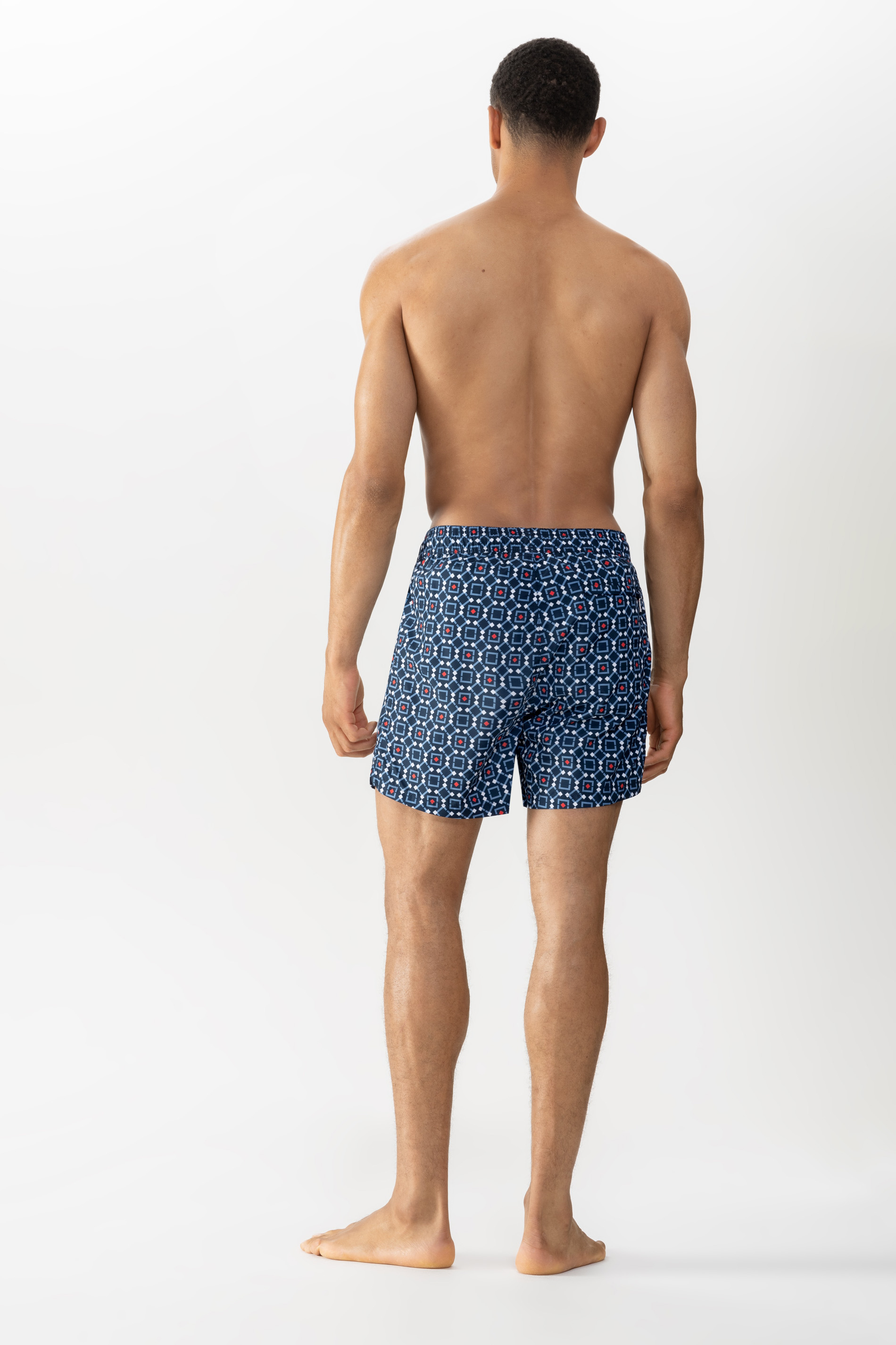Swim shorts Serie Tile Rear View | mey®