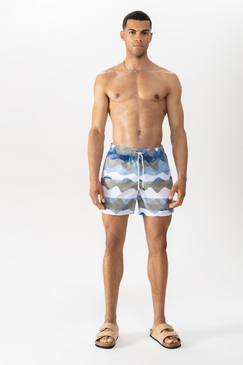 Swim shorts Serie Waves Front View | mey®