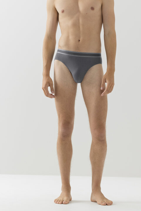 Briefs Soft Grey Unlimited Front View | mey®