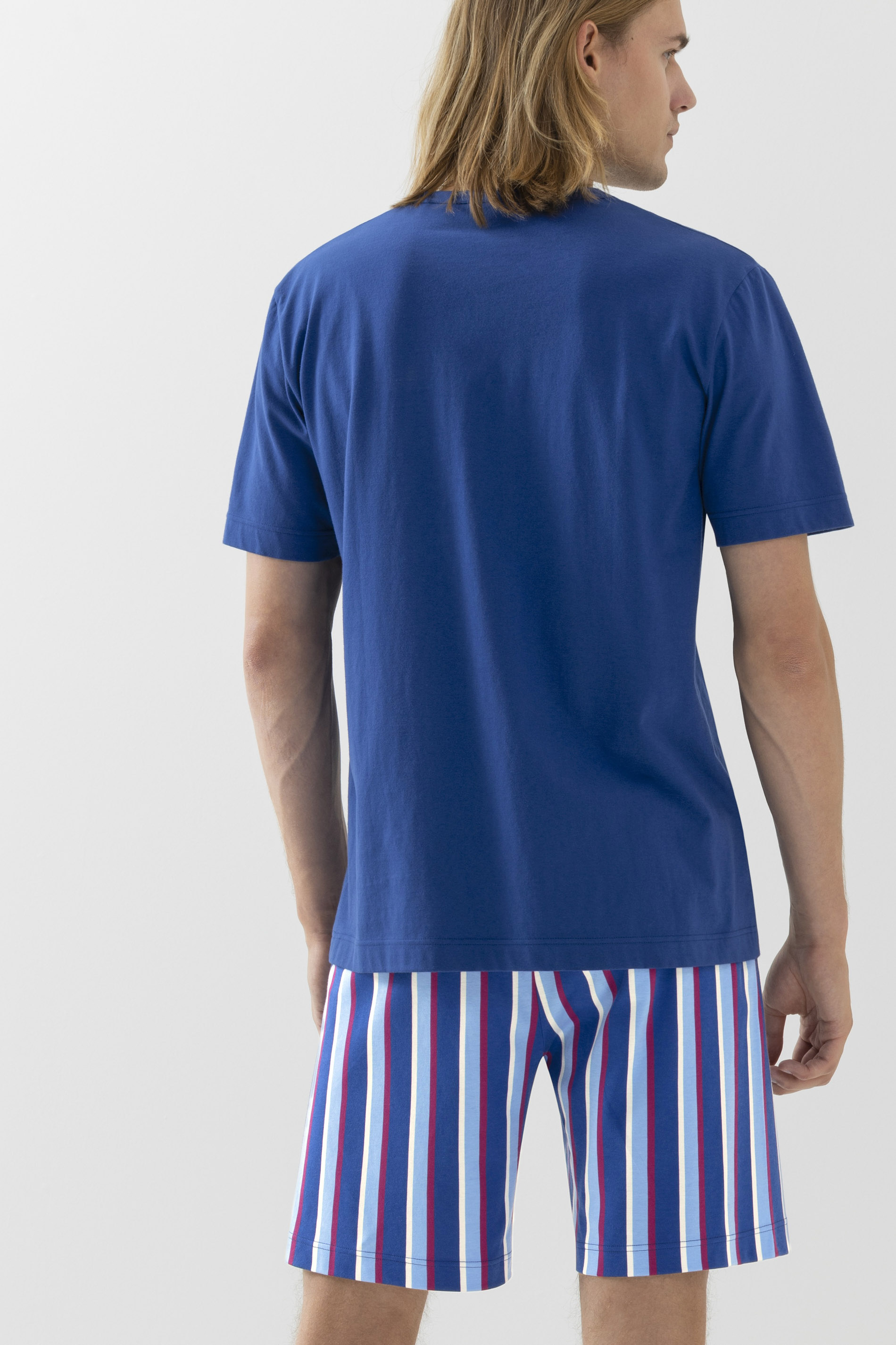 Schlafanzug Serie Bold Stripes Rückansicht | mey®