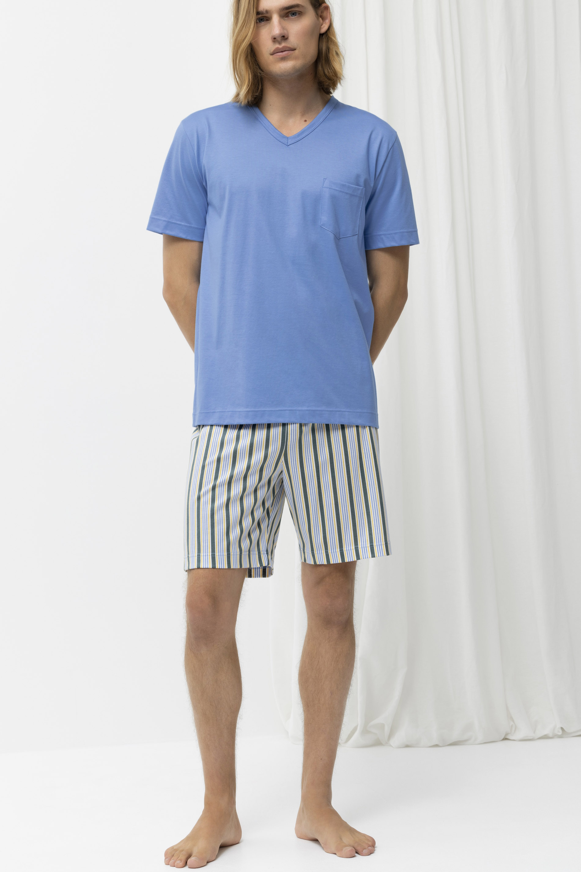 Pyjamas Serie Coloured Stripes Festlegen | mey®