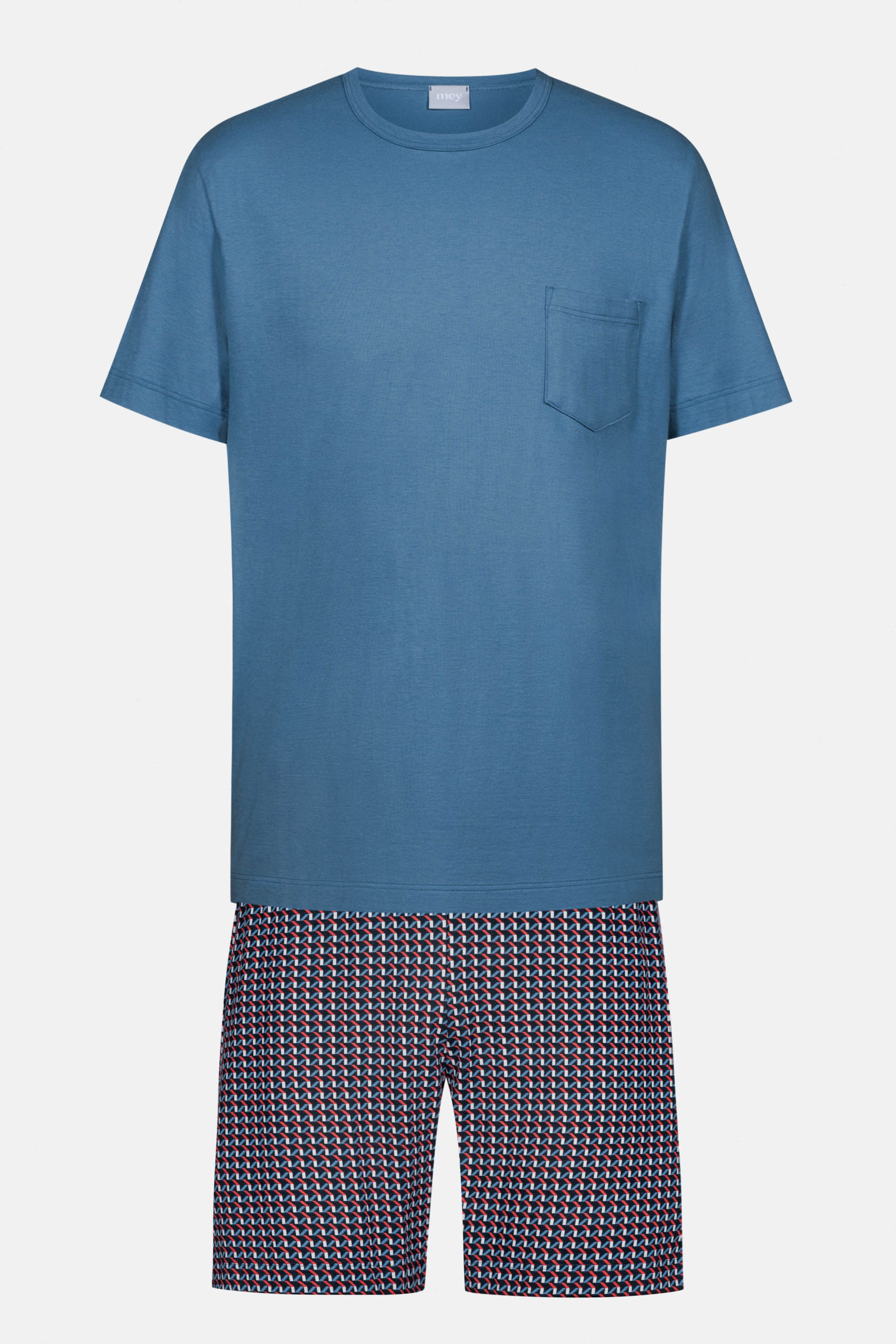 Pyjama Serie Diagonal Squares Uitknippen | mey®