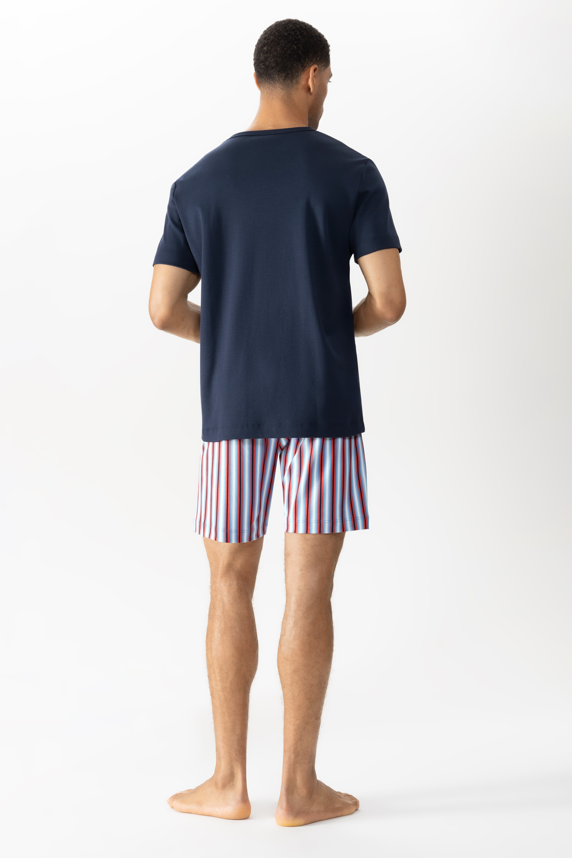 Pyjamas Serie Gradient Stripes Rear View | mey®