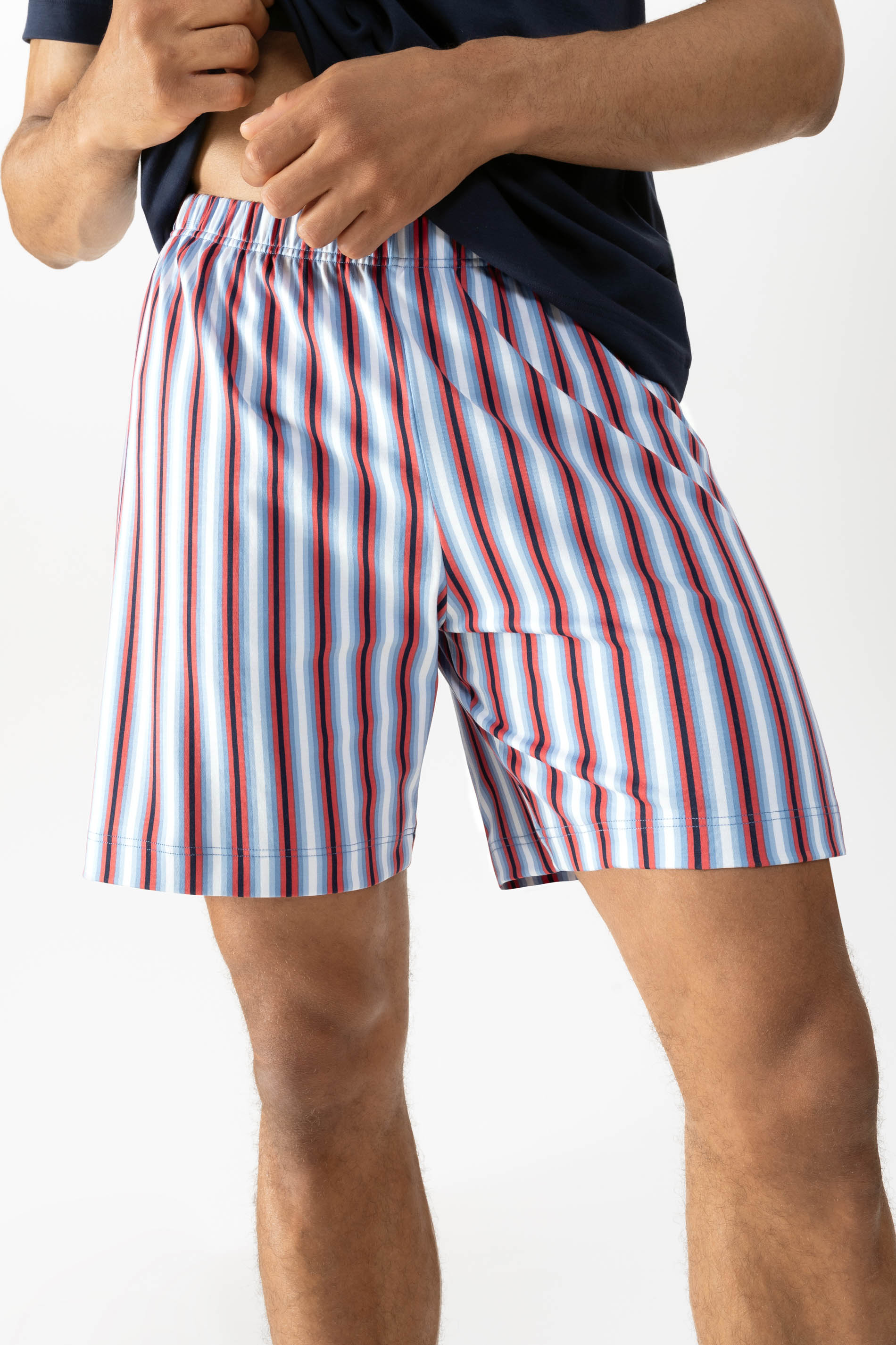 Schlafanzug Serie Gradient Stripes Detailansicht 02 | mey®