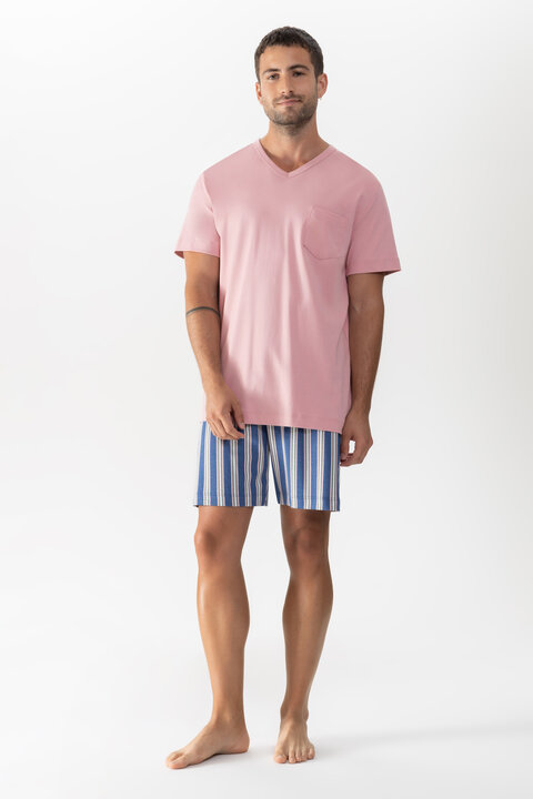 Schlafanzug Serie Summery Stripes Frontansicht | mey®