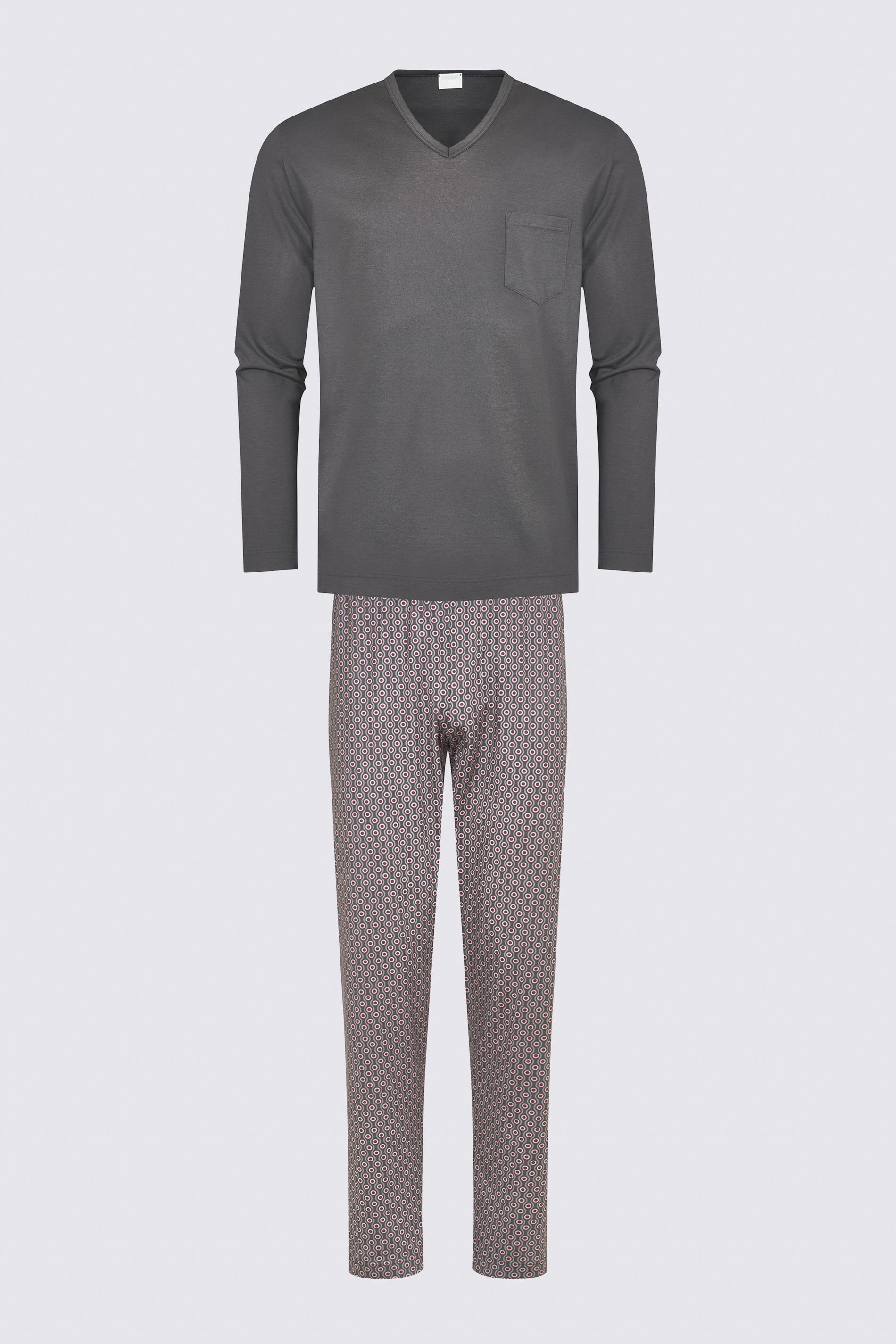 Pyjamas Stormy Grey Serie 4 Col Dots Cut Out | mey®