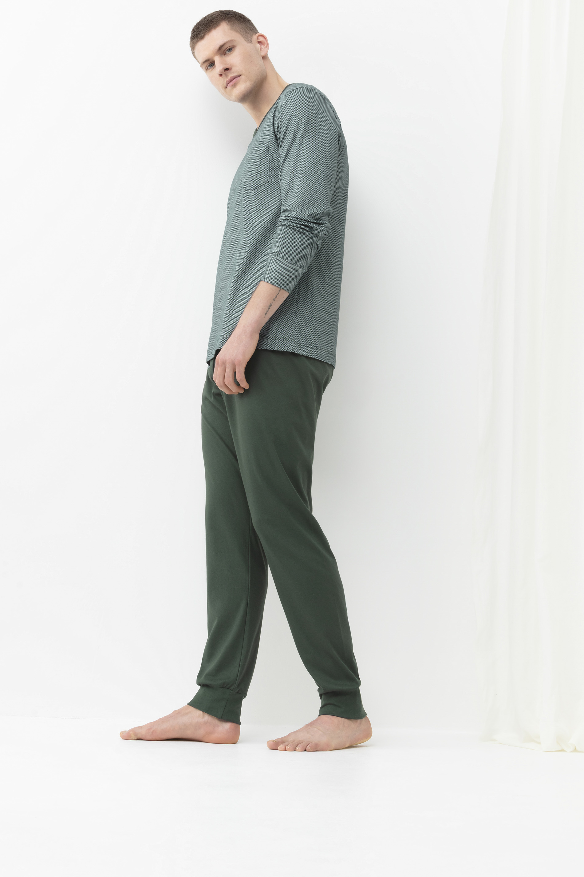 Schlafanzug Evergreen Serie Mini Points Festlegen | mey®