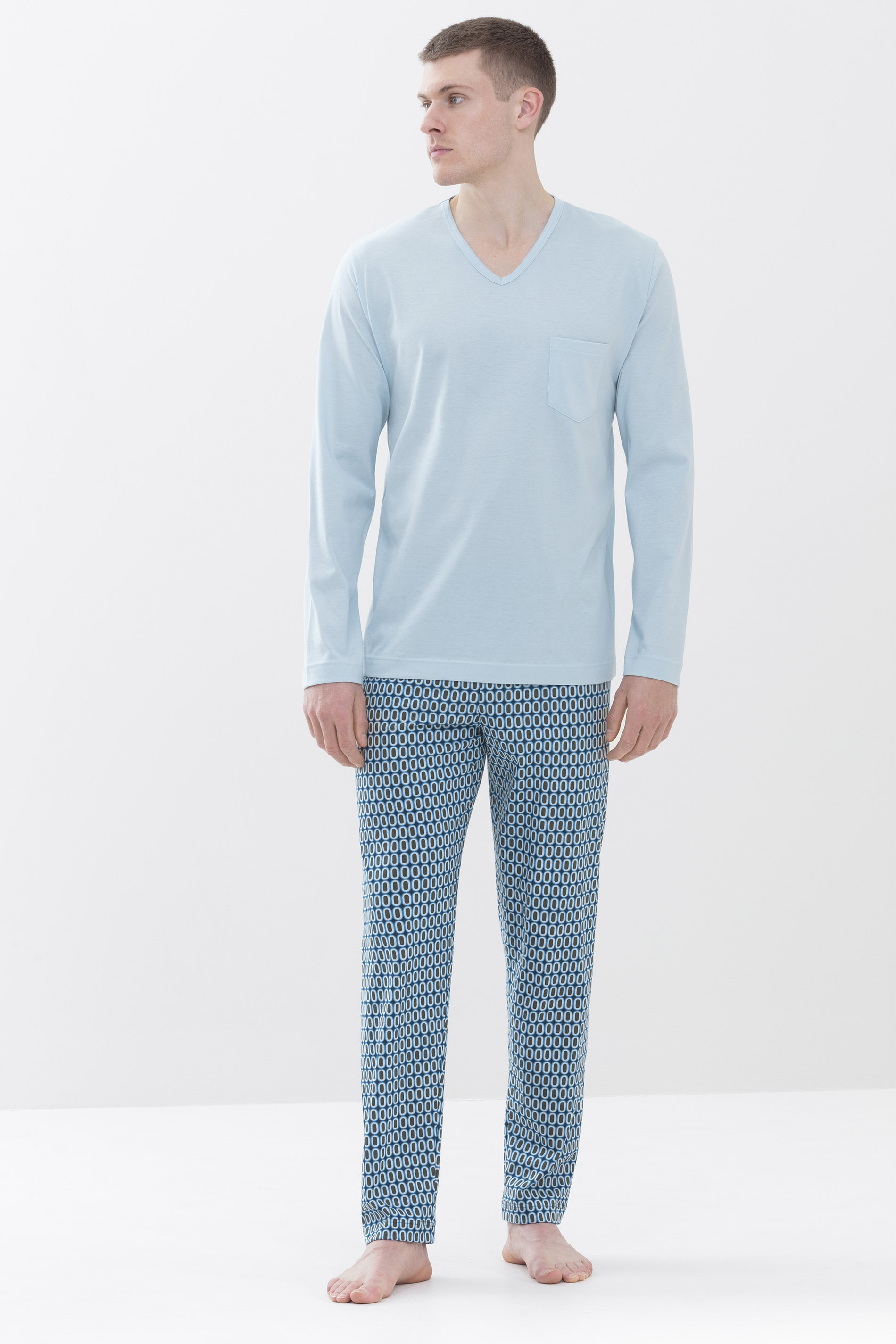Pyjama Frost Serie Seventies Vooraanzicht | mey®