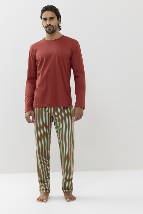 Pyjamas Serie Stripes Front View | mey®