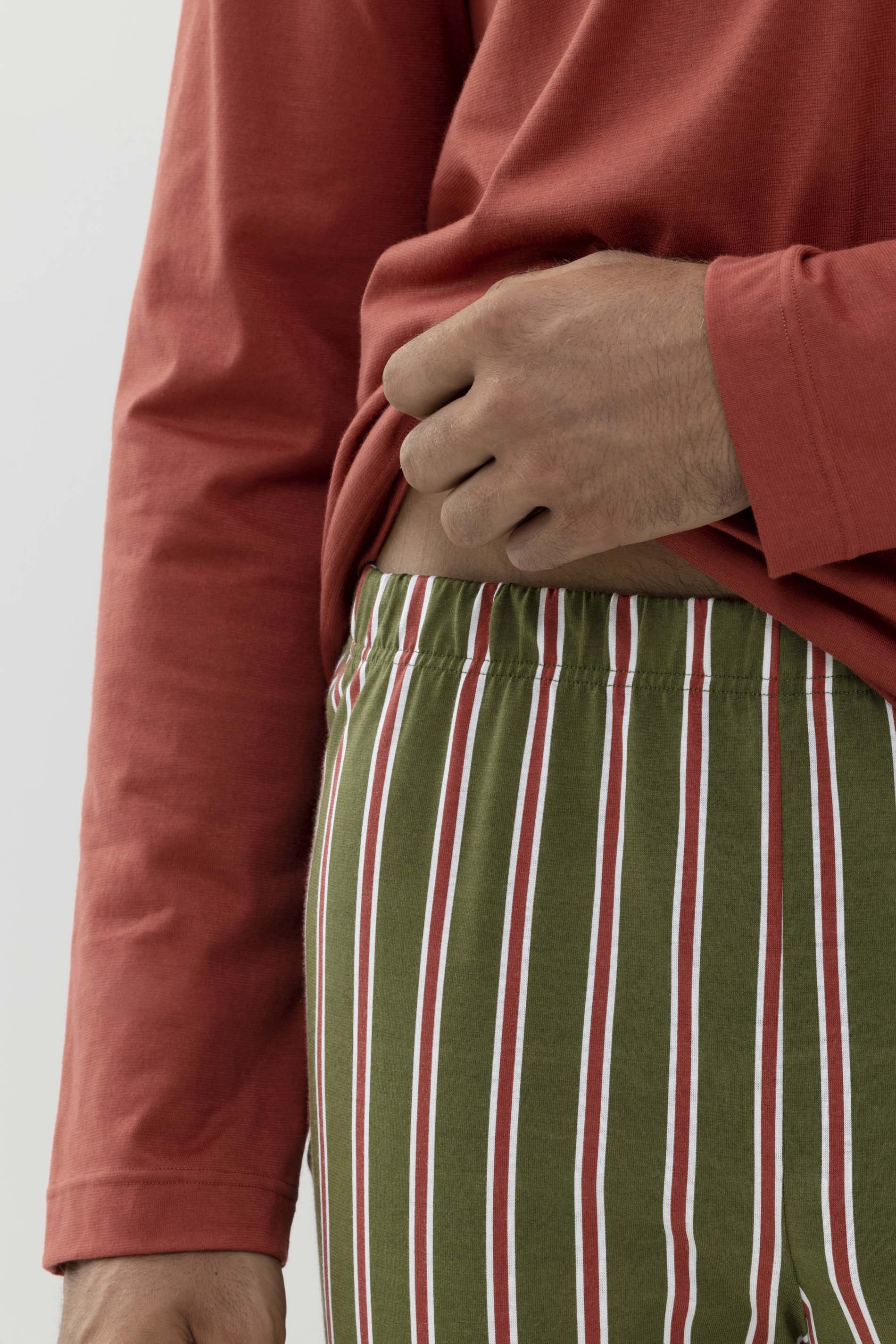 Pyjamas Serie Stripes Detail View 02 | mey®
