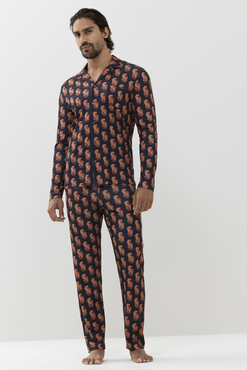 Pyjama Serie RE:THINK Tiger Vooraanzicht | mey®