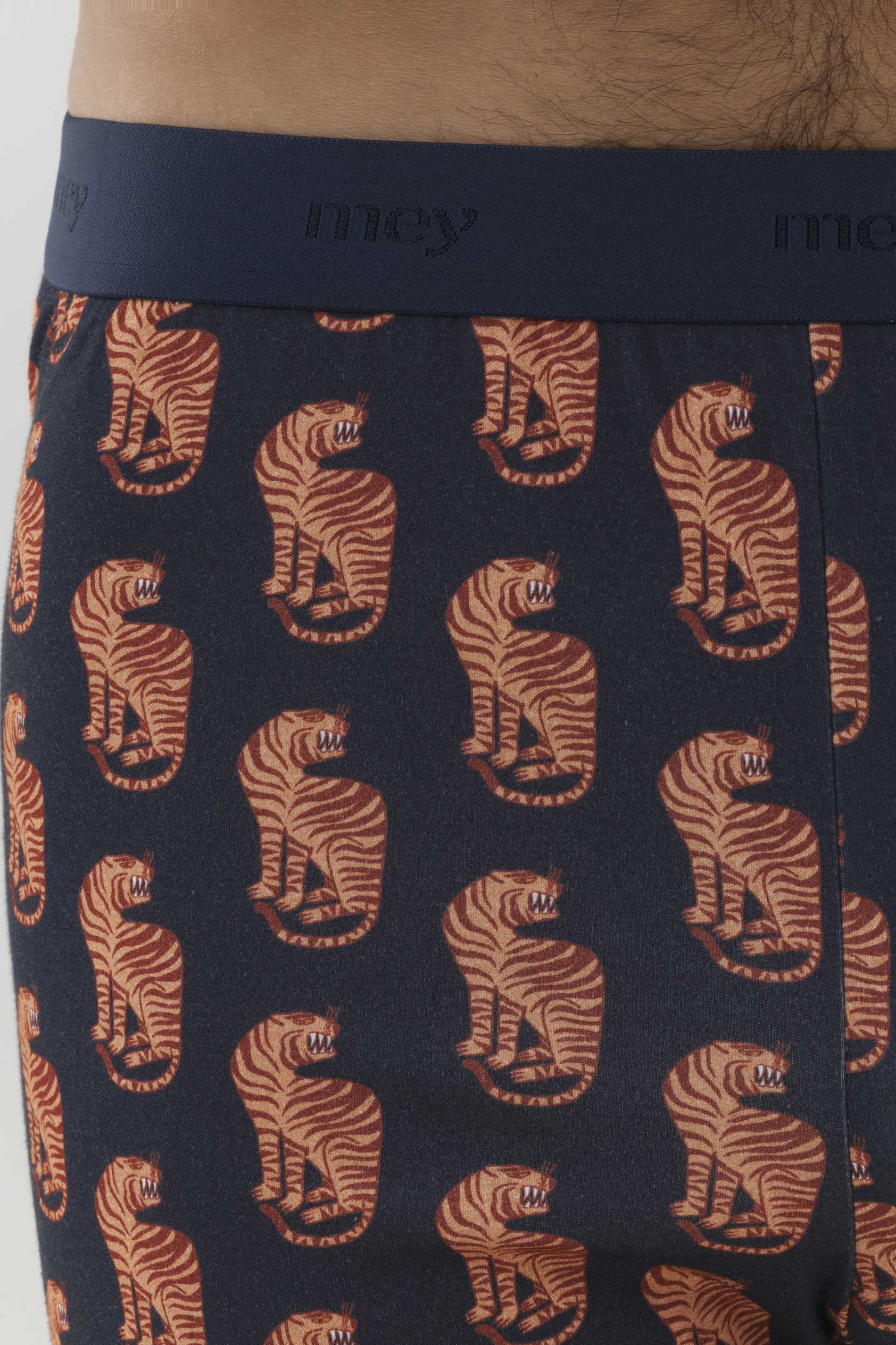 Schlafanzug Serie RE:THINK Tiger Detailansicht 02 | mey®