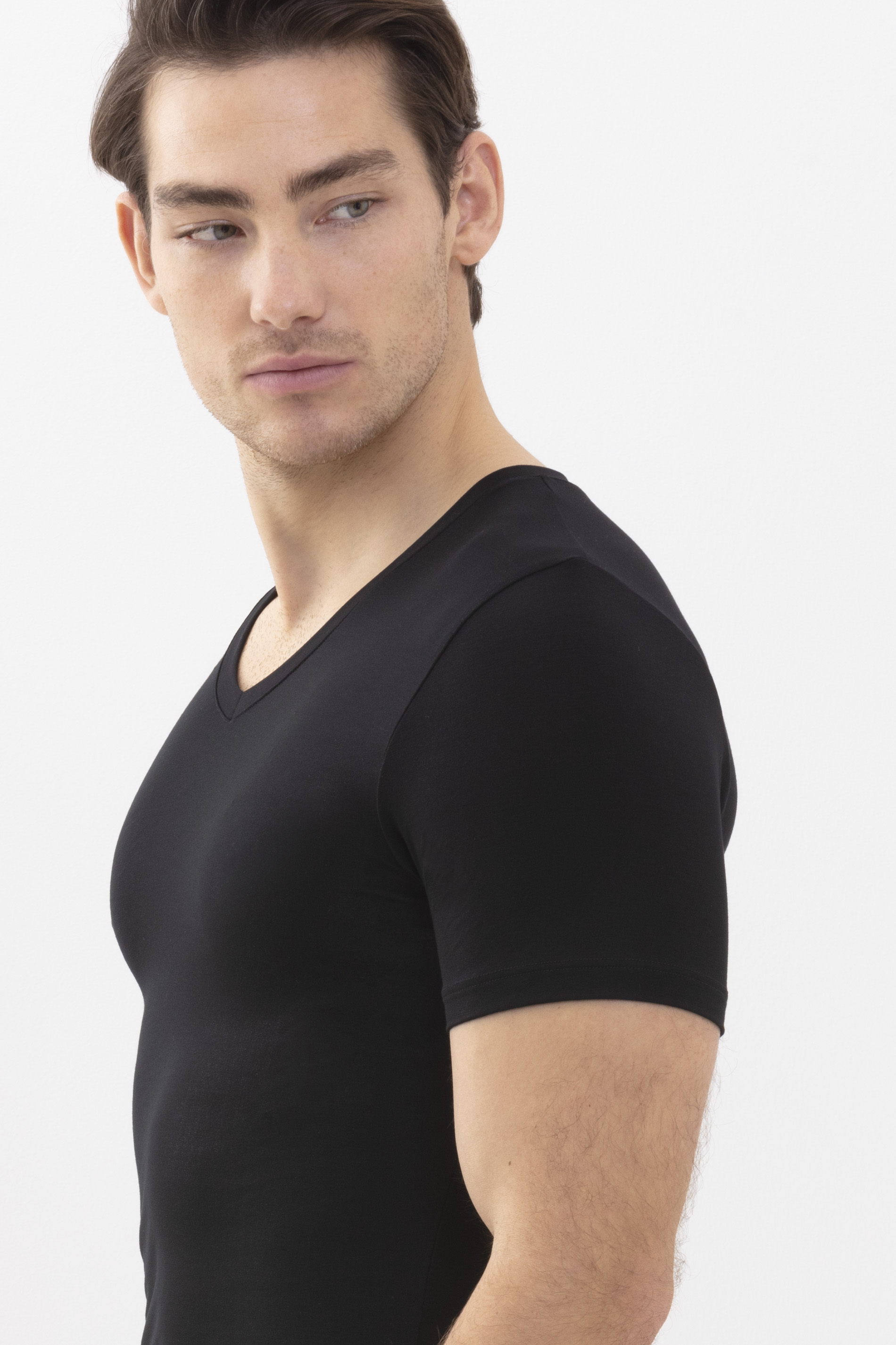 T-shirt Zwart Serie Superior Modal Detailweergave 02 | mey®