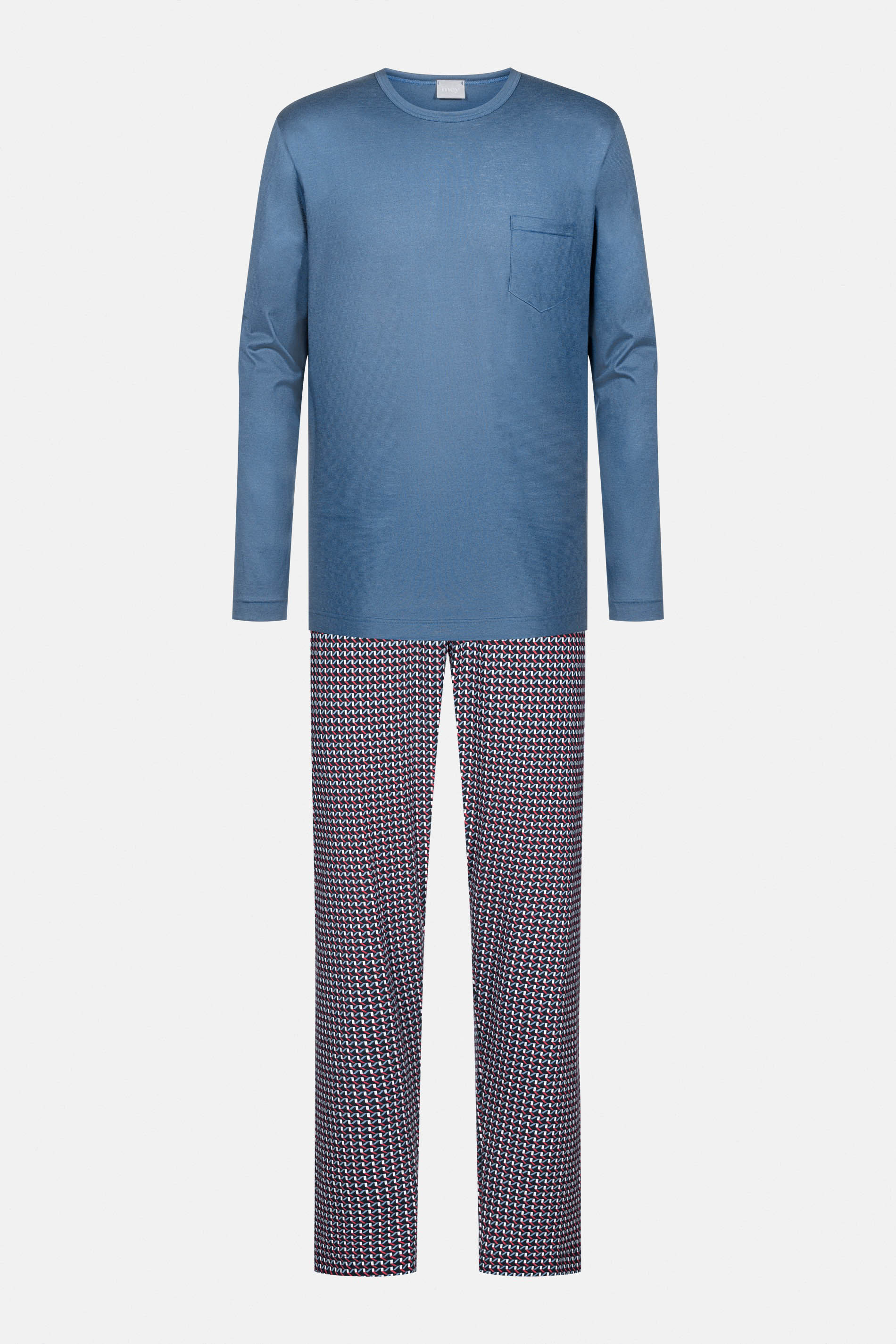 Pyjama Serie Diagonal Squares Uitknippen | mey®