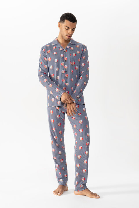Long pyjamas Serie Lifebelt Front View | mey®