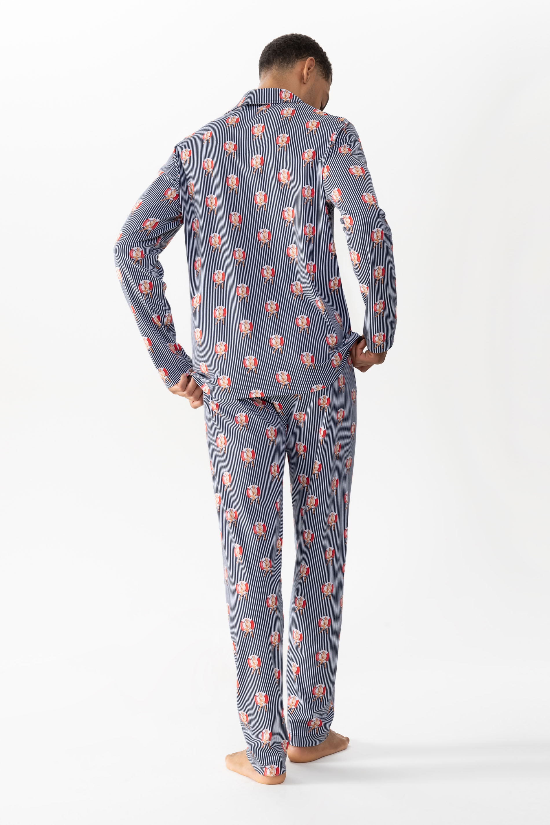 Pyjama lang Serie Lifebelt Achteraanzicht | mey®