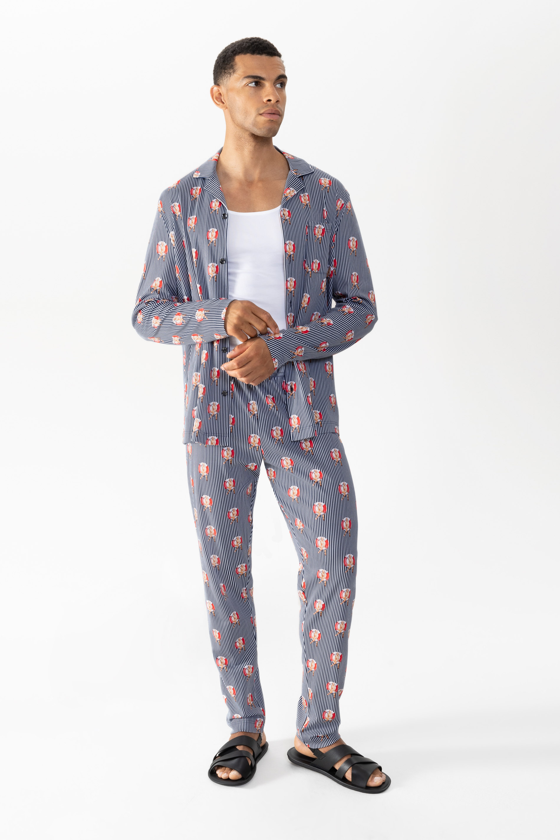 Pyjama lang Serie Lifebelt Festlegen | mey®