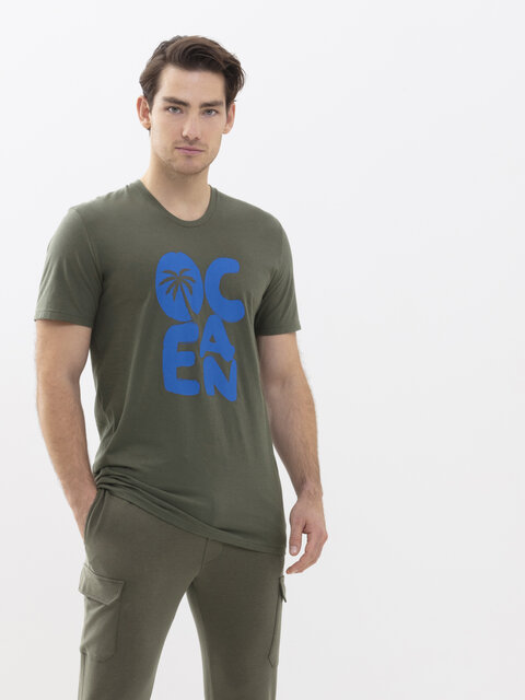 Shirt Safari Green Serie Hulst Frontansicht | mey®