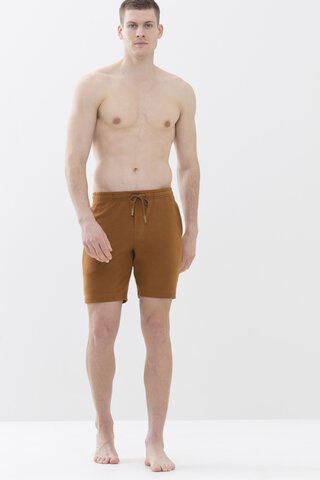 Shorts Brown Toffee Serie Enjoy Front View | mey®
