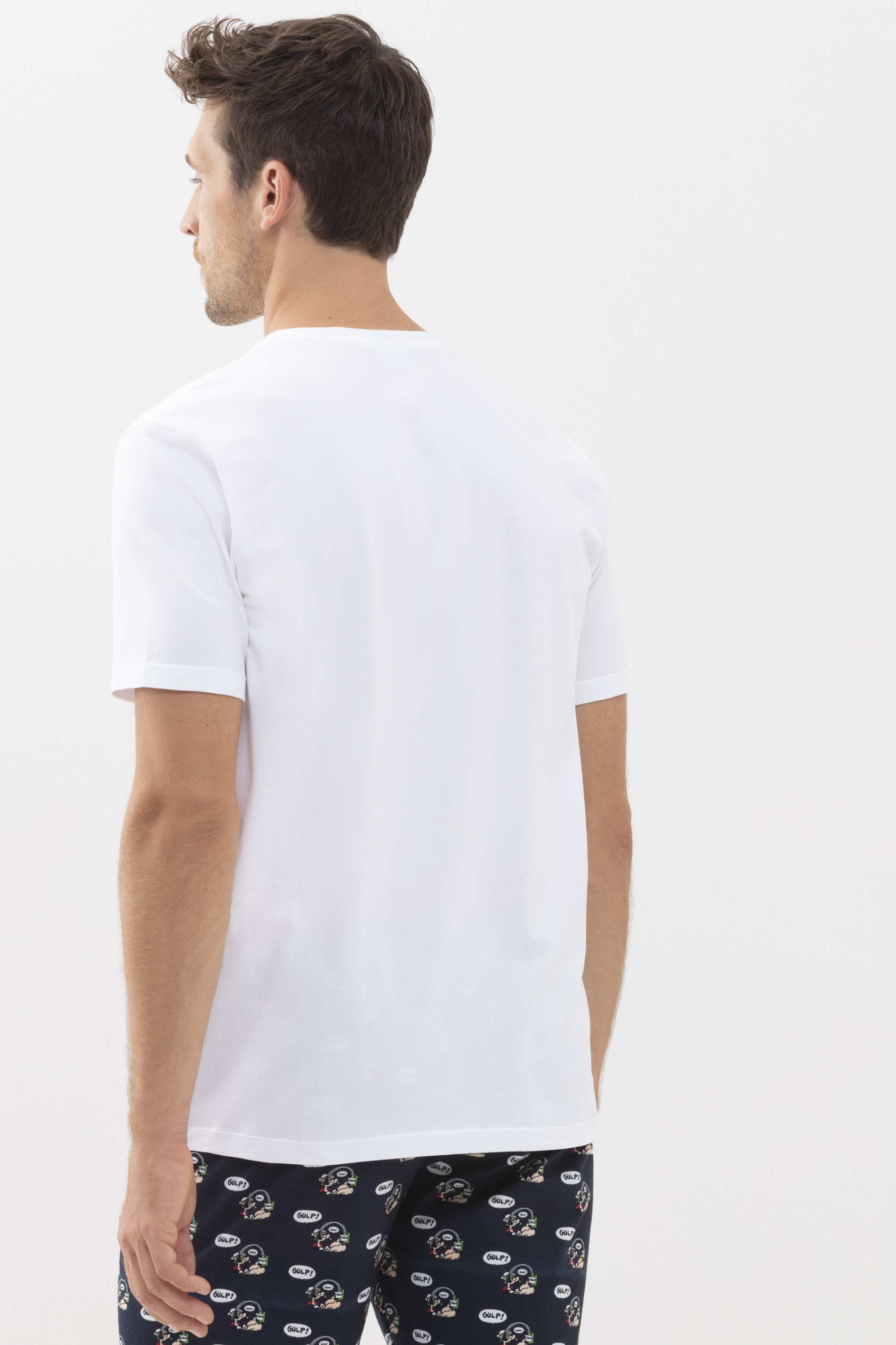 T-shirt Wit Serie POPEYE©xMEY Achteraanzicht | mey®