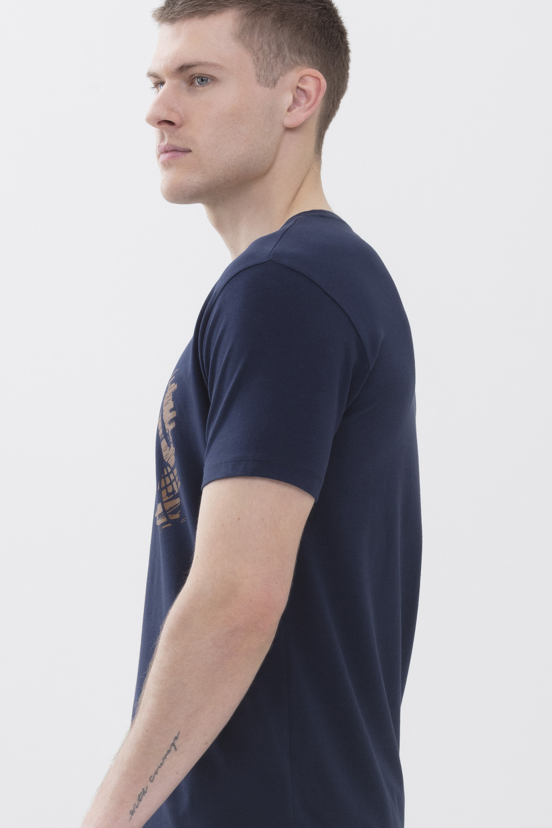 T-shirt Yacht Blue Serie Bicycle Detailweergave 02 | mey®
