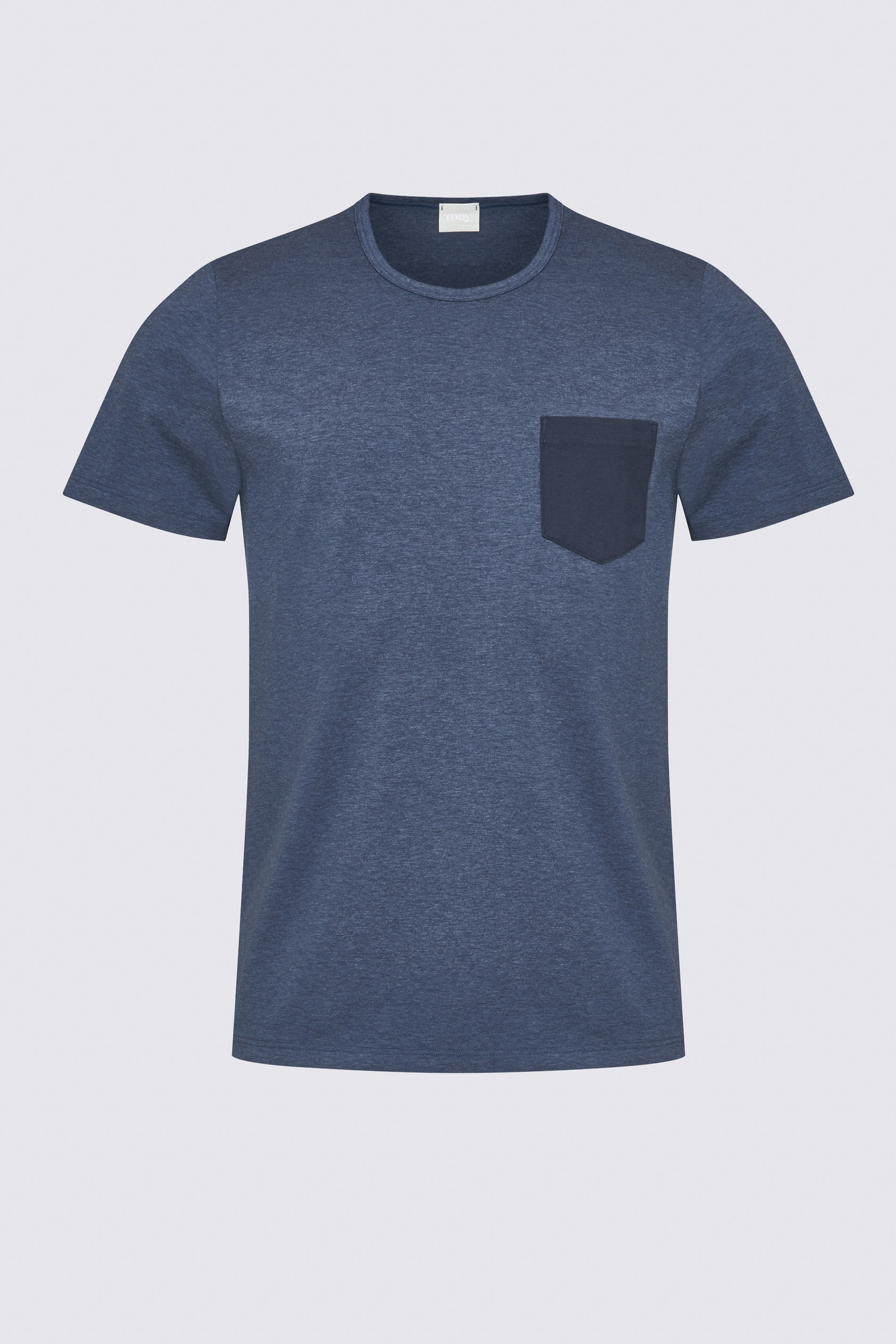 T-shirt Denim Blue Serie Denim Cut Out | mey®