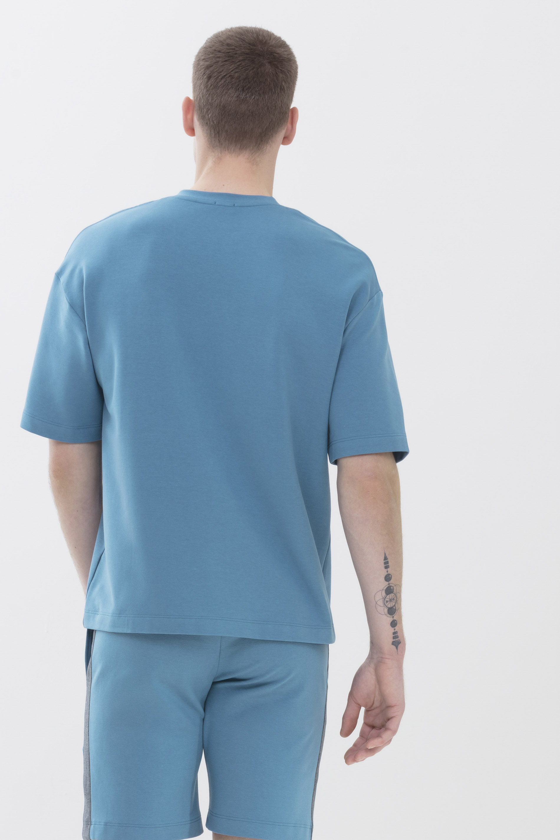 T-Shirt Yale Blue Serie Enjoy Colour Rückansicht | mey®