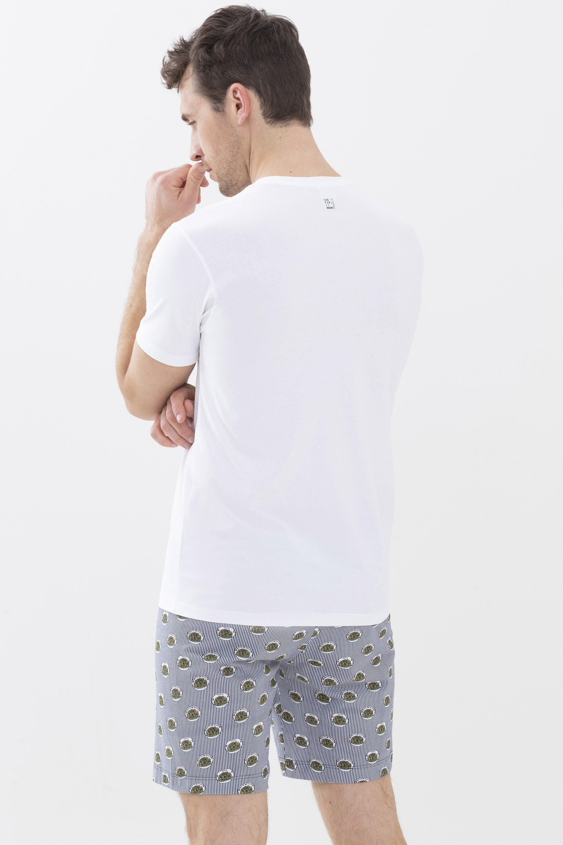 T-shirt White Serie Relax Rear View | mey®