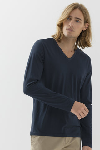 Long sleeves Dry Cotton Colour Front View | mey®