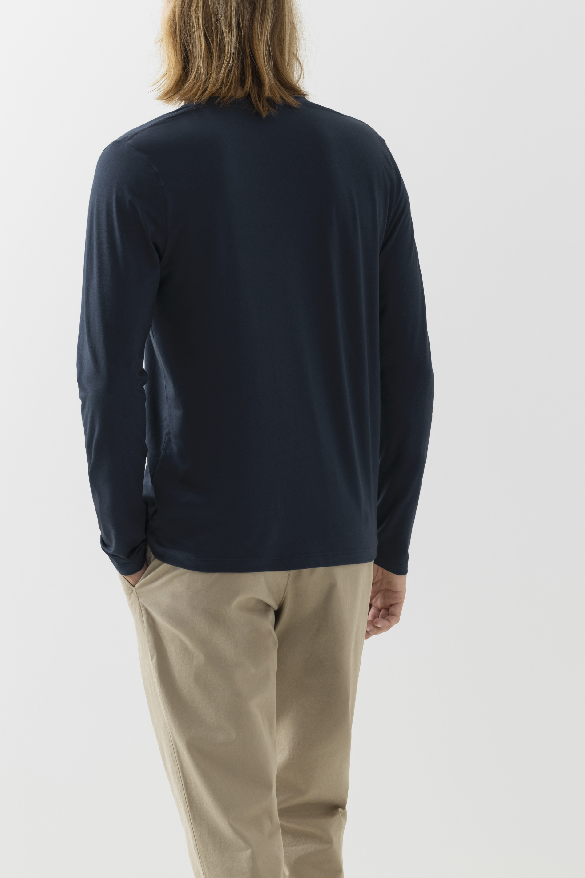 Long sleeves Dry Cotton Colour Rear View | mey®