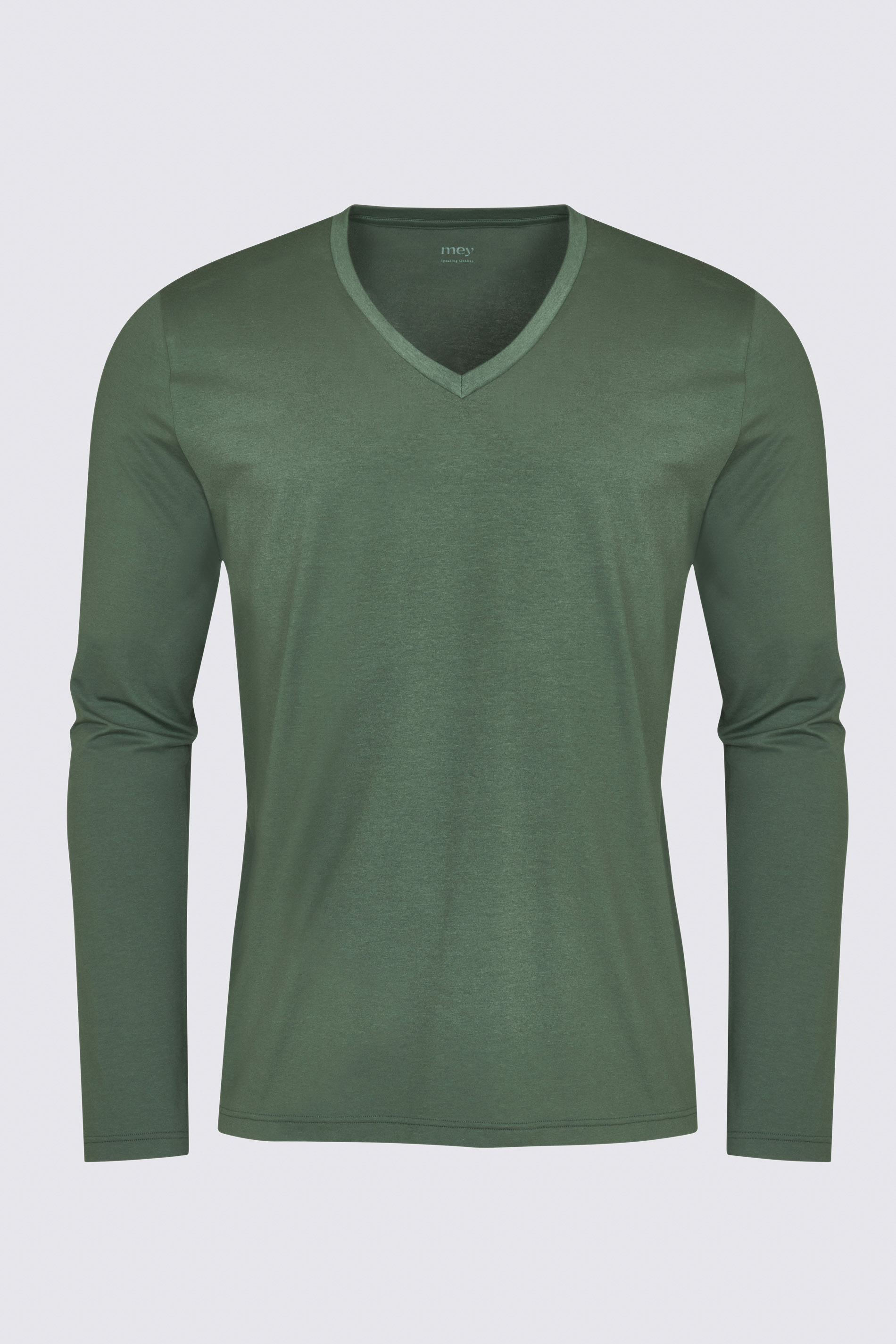 Shirt met lange mouwen Evergreen Dry Cotton Colour Uitknippen | mey®