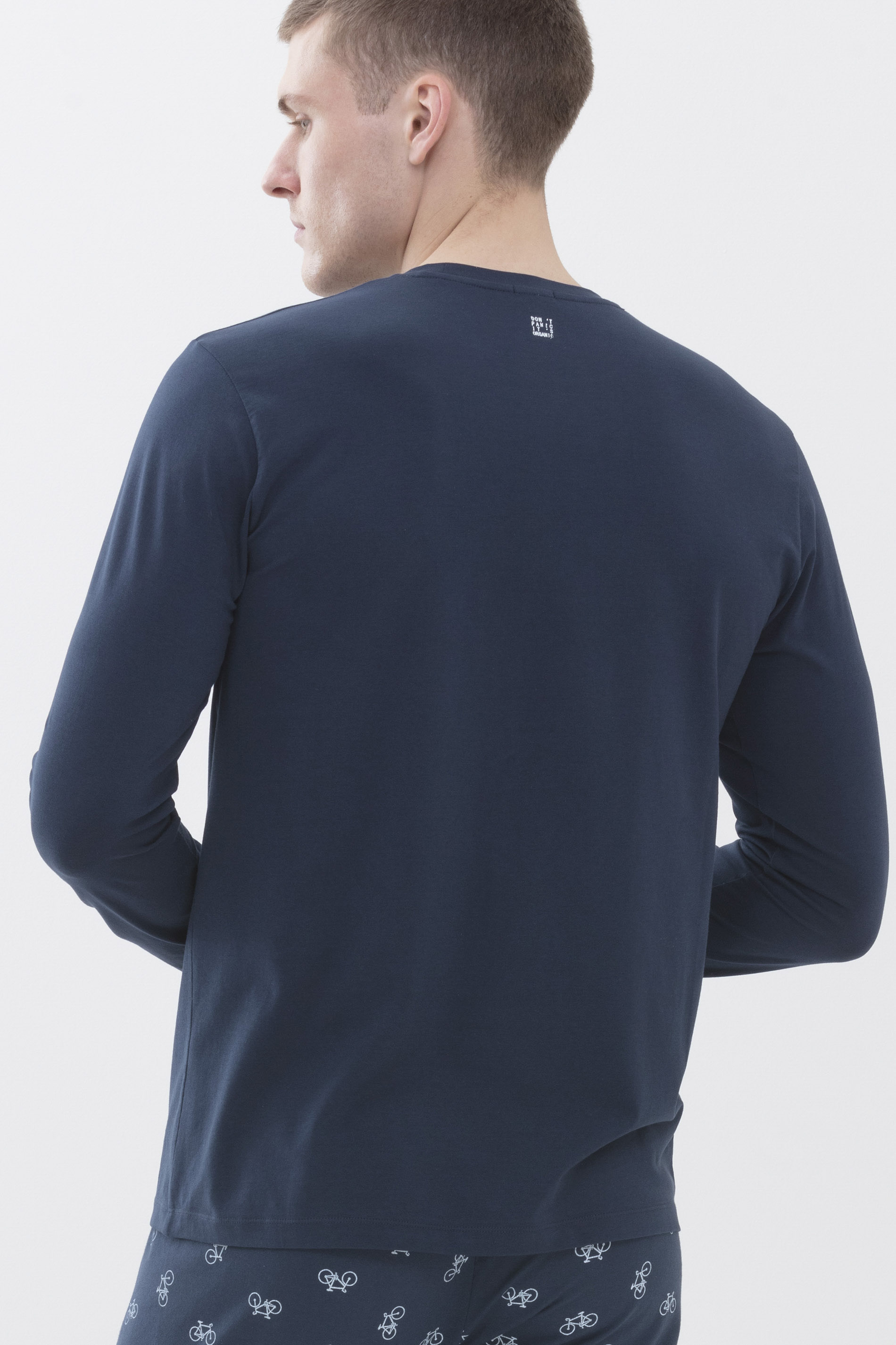Long sleeves Yacht Blue Serie Relax Rear View | mey®