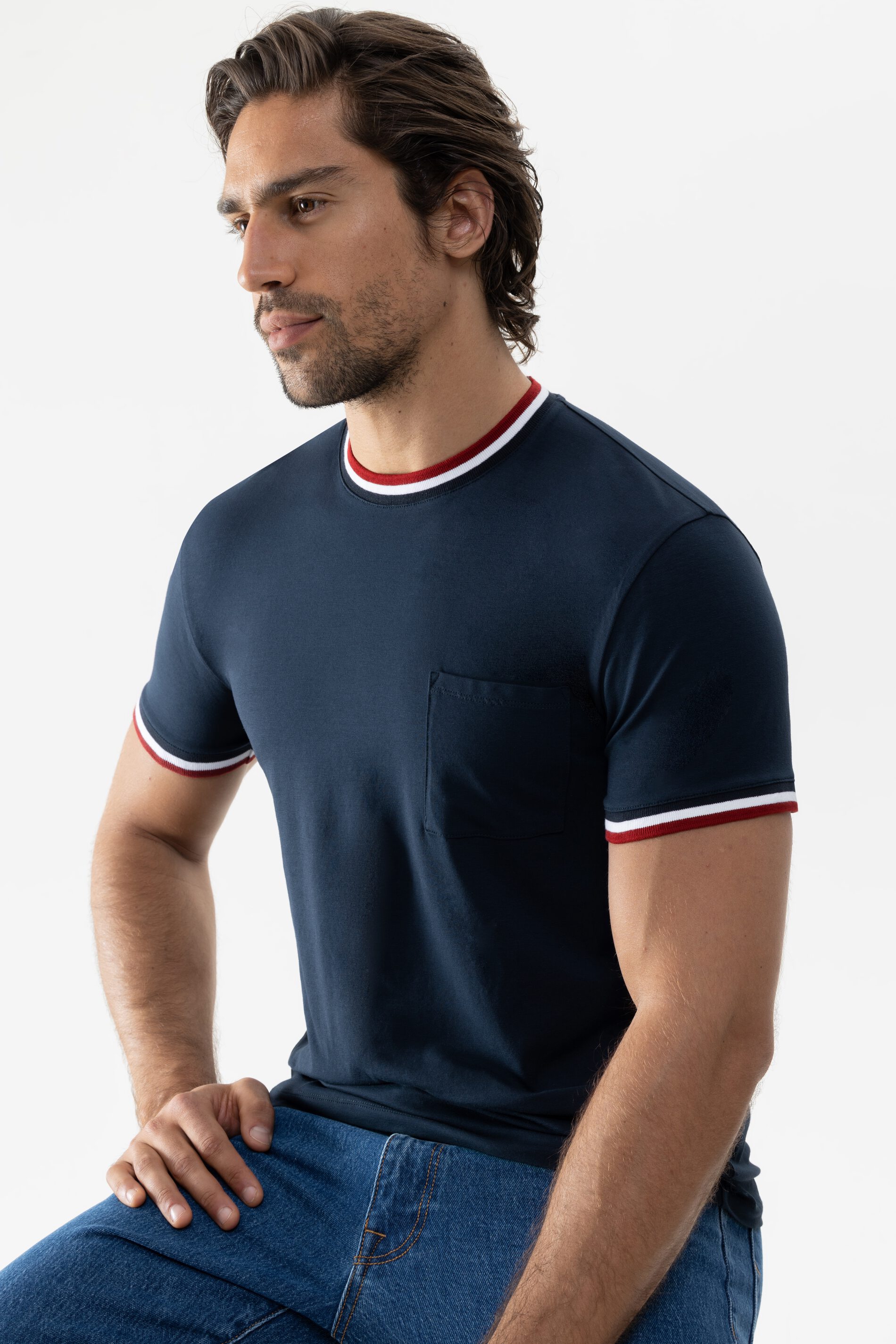 T-Shirt Serie Relax Stripes Festlegen | mey®