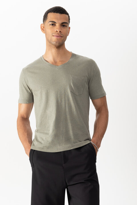 T-Shirt Serie Linen Frontansicht | mey®