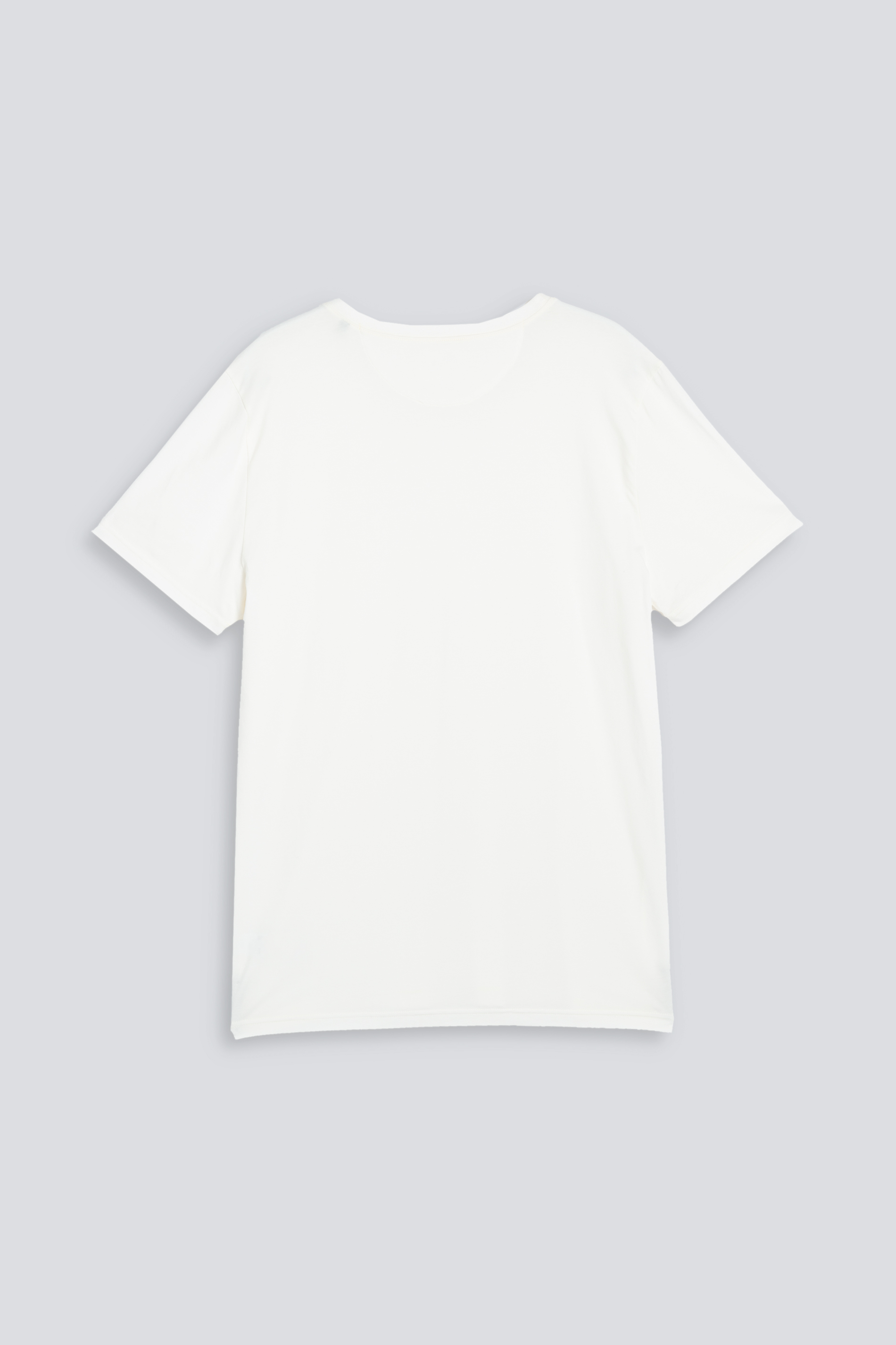 Crew neck T-shirt Whisper White Serie Magila Singola Rear View | mey®