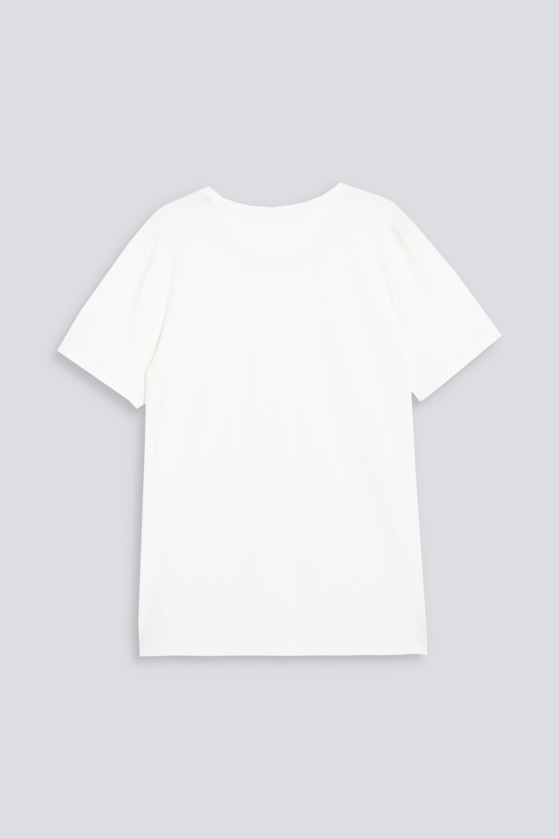 V-neck T-shirt Whisper White Serie Magila Singola Rear View | mey®