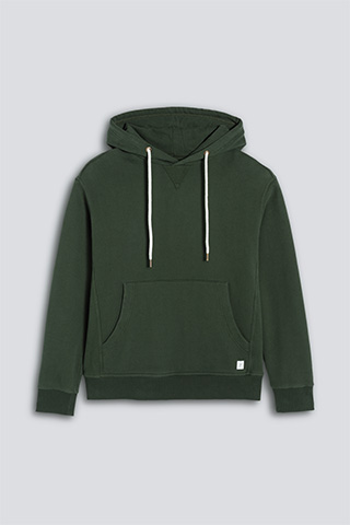 Sweatshirt met hoodie Duffel Bag Serie Soft Felpa Vooraanzicht | mey®
