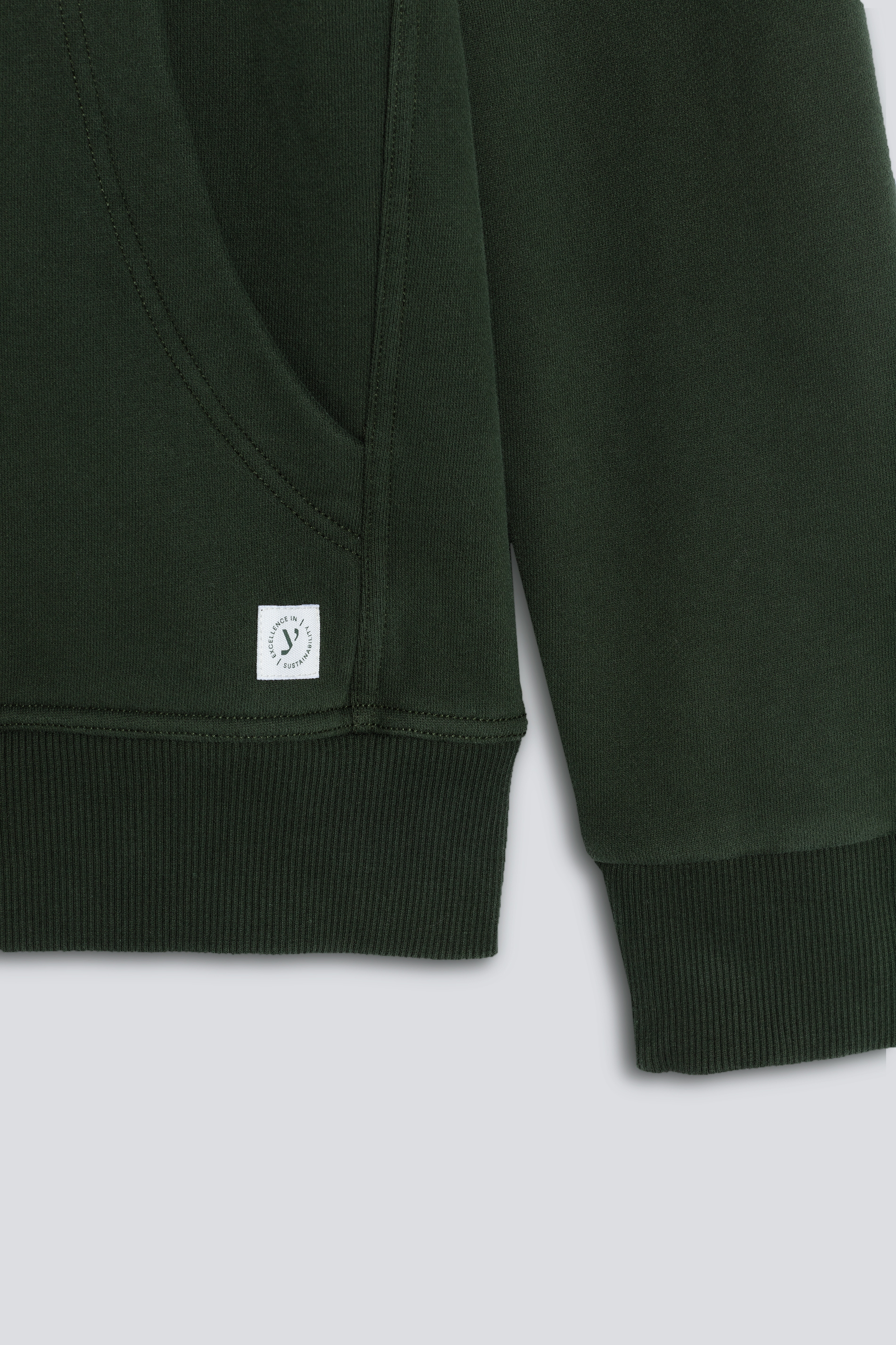 Sweatshirt met hoodie Duffel Bag Serie Soft Felpa Detailweergave 01 | mey®