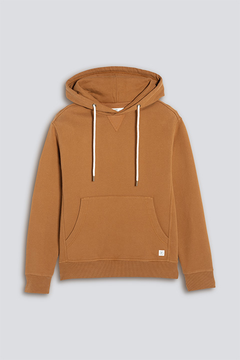 Sweatshirt met hoodie Rubber Serie Cone Sretch Vooraanzicht | mey®